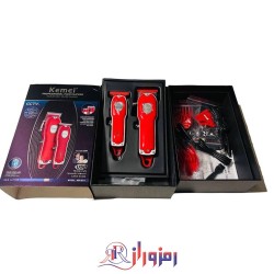 ست ماشین اصلاح و خط زن کیمی km-3911